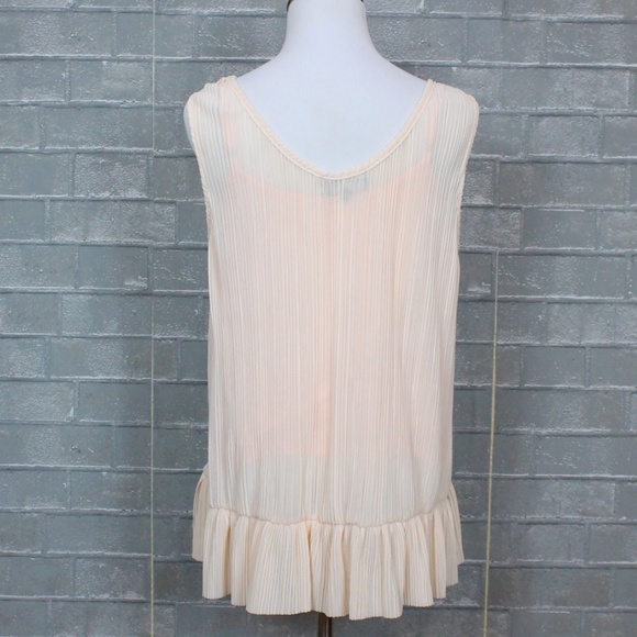 Anthro Michael Stars Accordion Flounce Peplum M - Picture 6 of 8